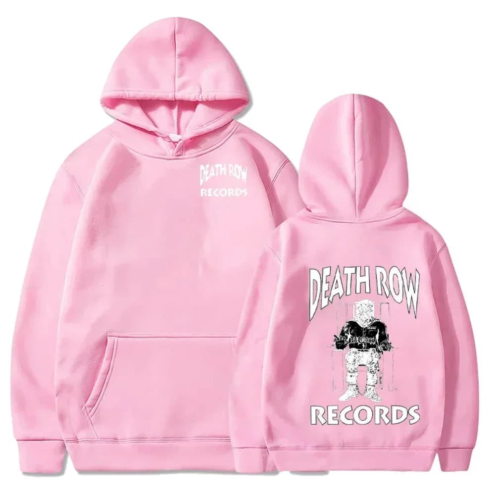 Death Row Inmate Record imprimer Hip-hop rue Cool hommes sweat à capuche automne hiver quotidien en 