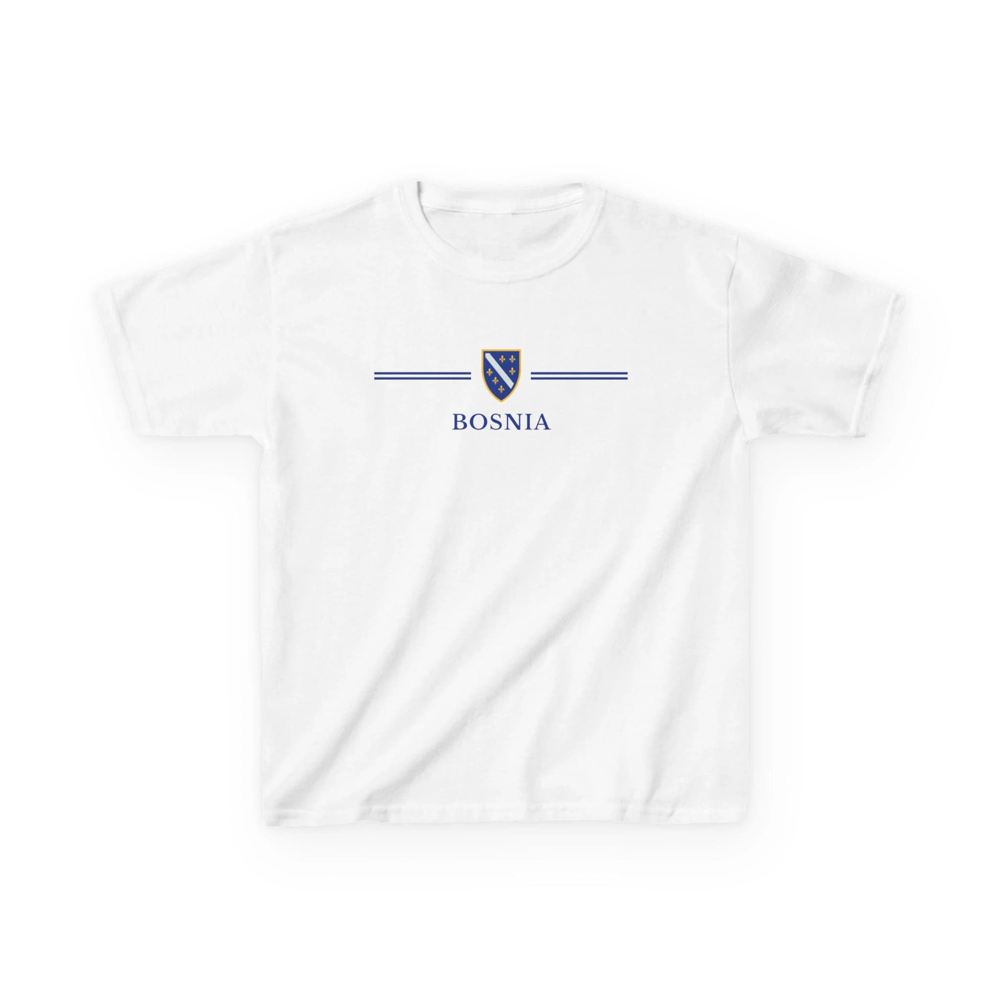 T-shirt esthétique Sarajevo Drapeau de la Bosnie 2026 Été Mode Homme Femme Décontracté 100% Coton Ov