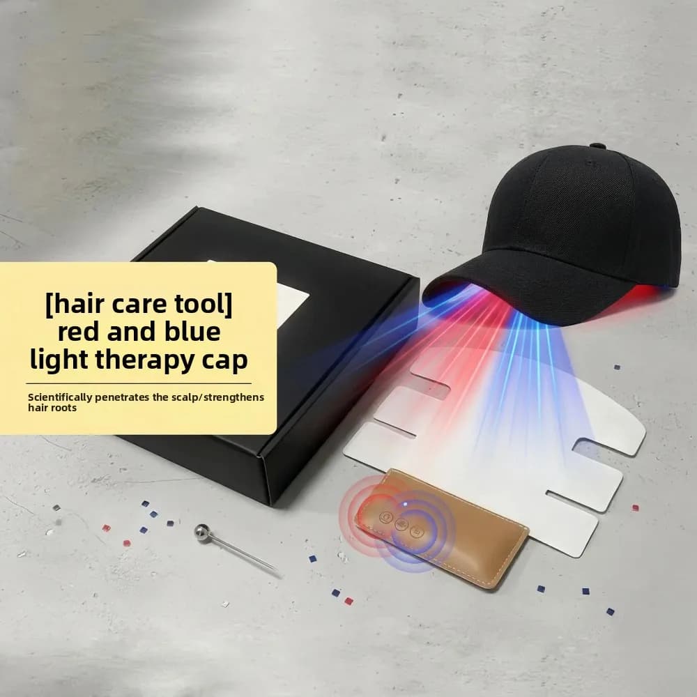 Casque de luminothérapie LED rouge 660nm 850nm infrarouge pour la croissance des cheveux, traitement