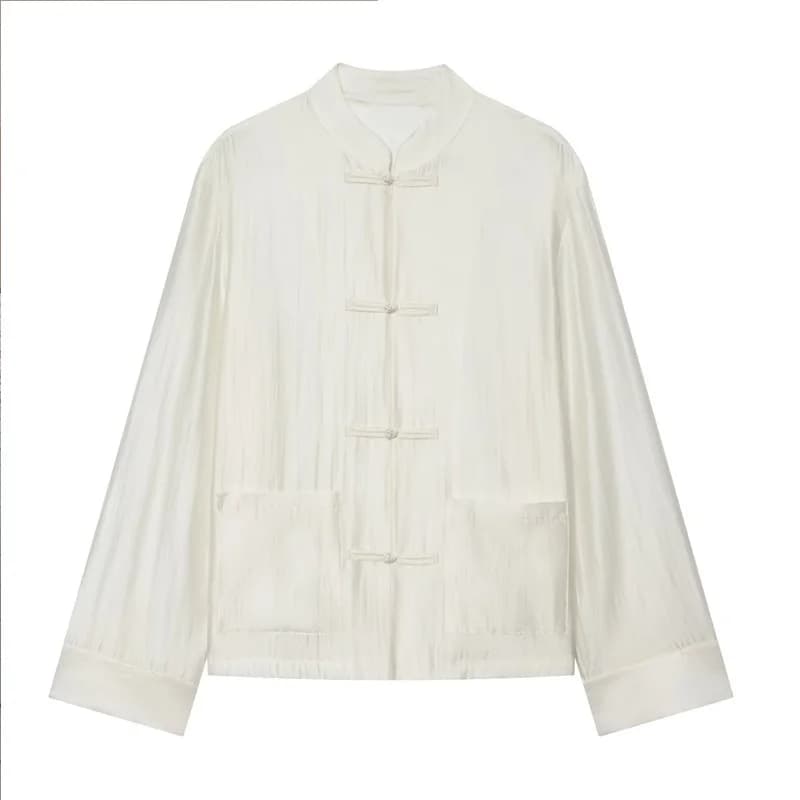Chemisier Femme 2026 Nouvelle Collection Printemps-Été Sans Manches en Satin avec Nœud Décontracté C