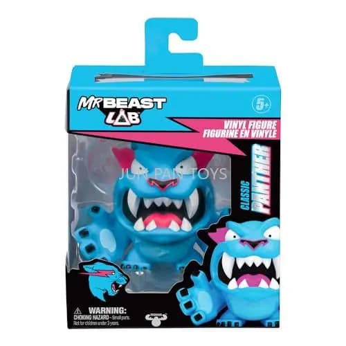 Figurine en vinyle de collection originale MrBeast Lab Heroes of Goo Jit Zu Stretch Iconic Panther G