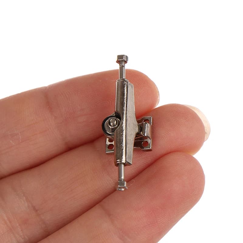 Ensemble de camions en alliage de zinc pour planche à roulettes, accessoire de pont en bois, touche