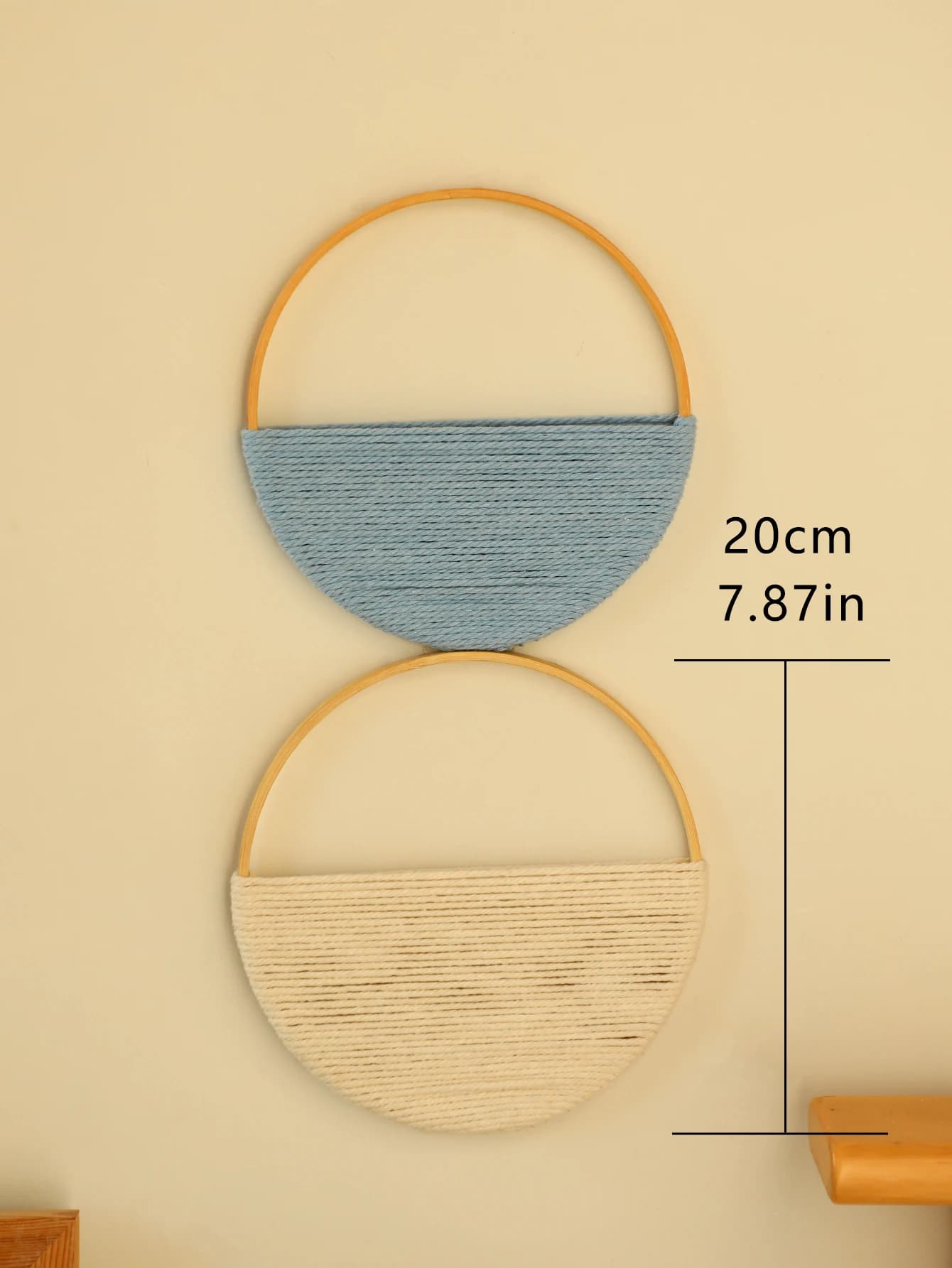 2 pièces macramé tenture murale tissé Boho décoration murale Art Chic bohème décorations pour la mai