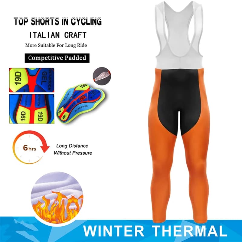 Vêtements VTT Homme Tricuta Cyclisme Hiver Polaire Thermique Combinaison Salopette Veste Blouse Cost