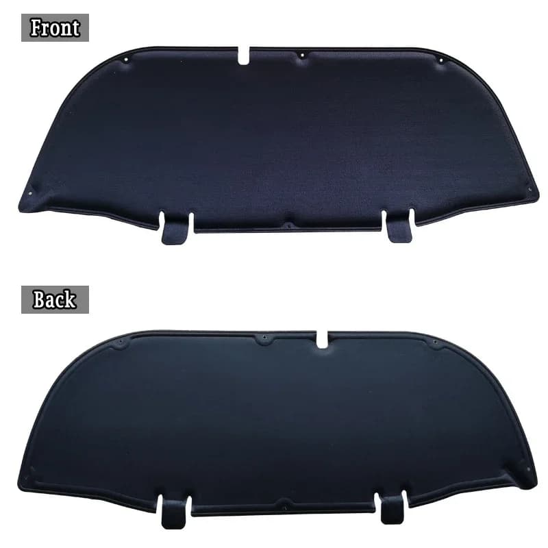 Tampon de coton d'isolation thermique pour capot de moteur avant de voiture, feuille d'aluminium/mat