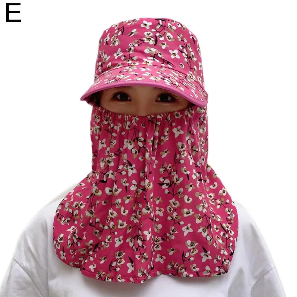 Chapeau de soleil anti-UV pour femmes, protection solaire pliable, casquettes à imprimé floral, soin