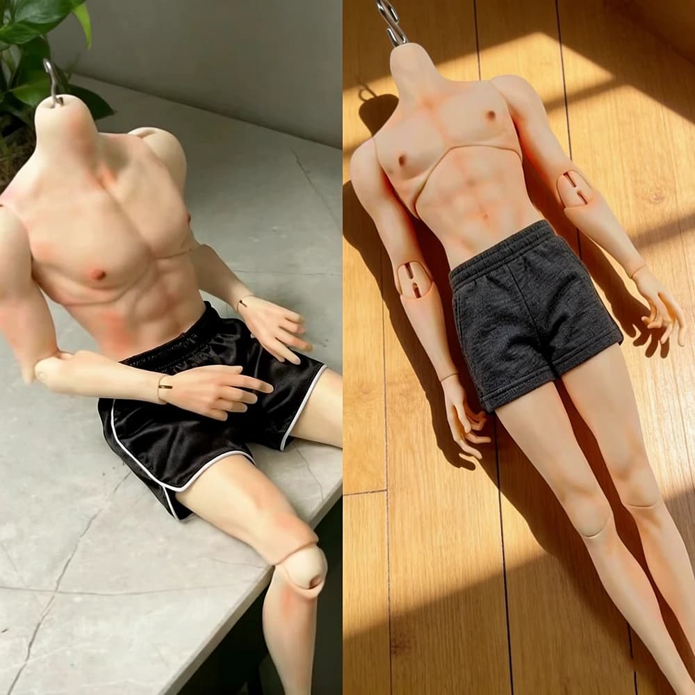 Bjd1/6-bailing ti joint poupée humanoïde mobile résine jouet modèle accessoire de corps humain
