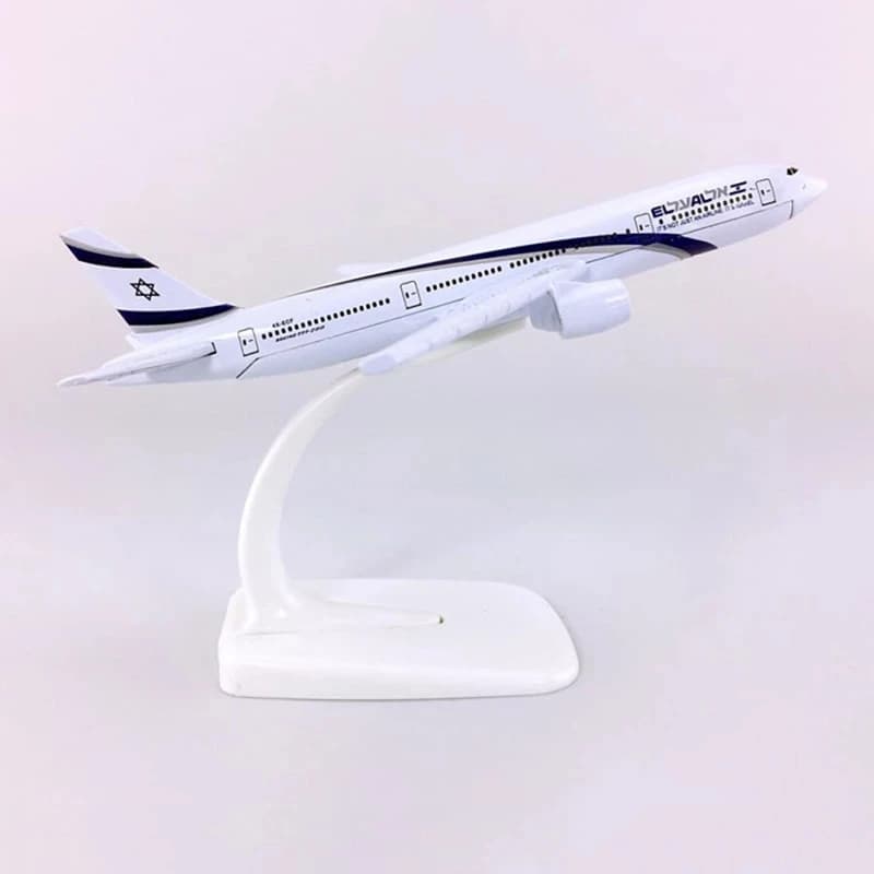 16CM 1:400 B777 Modèle El Al D'air Israel Airlines Base Alliage Avion De Collection Aviation Modèle