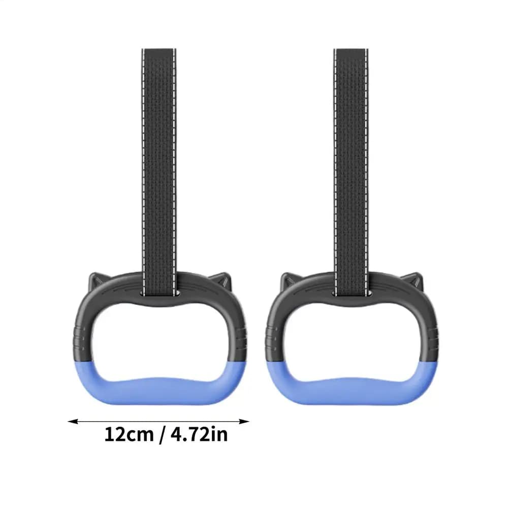 Anneaux de gymnastique pour enfants Barre horizontale Sangles de suspension réglables pour trampolin