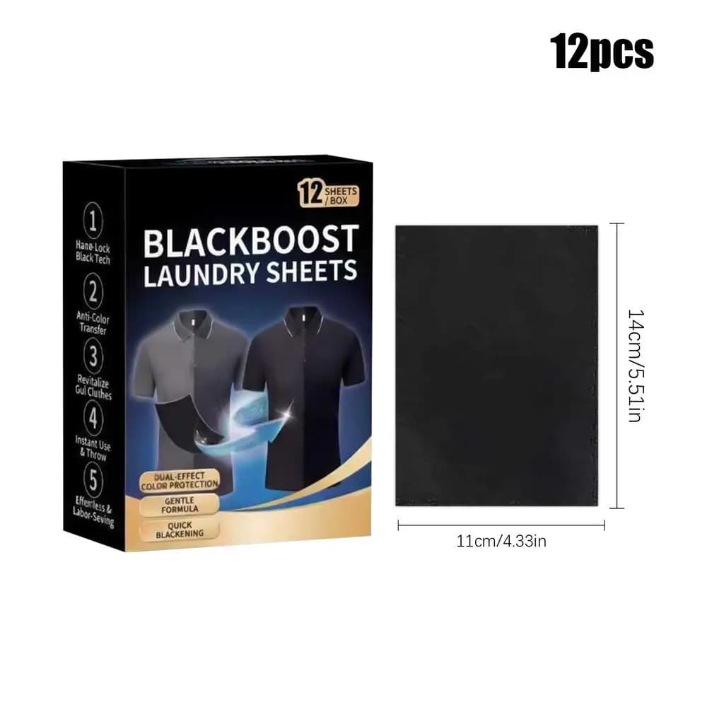 12 comprimés de teinture noire pour vêtements, restaurent les couleurs délavées, teinture longue dur