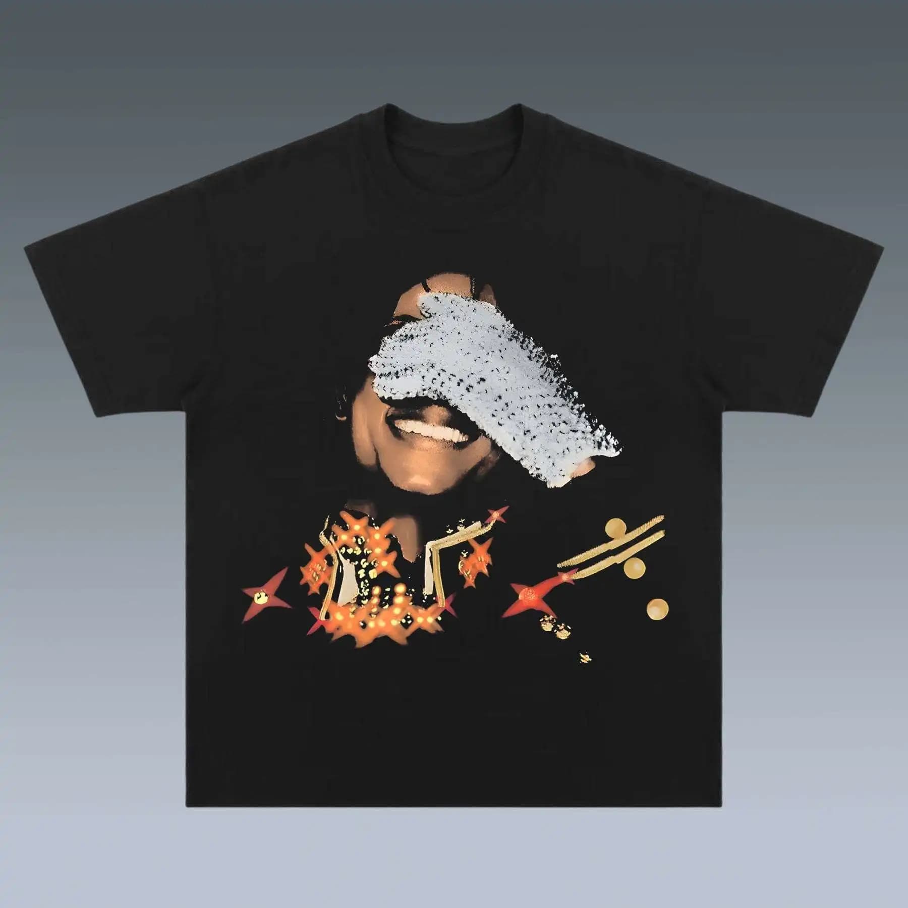 T-shirt imprimé rétro Michael Jackson pour hommes et femmes, vêtements de rue surdimensionnés Y2k, m