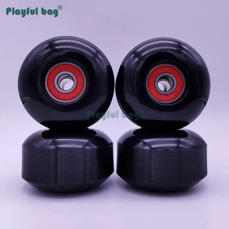 4 pièces/ensemble patins à Double roulettes roues en polyuréthane 52x32MM 95A accessoires de planche