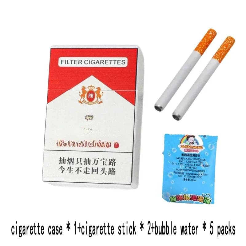 Paquets de cigarettes à bulles, accessoires pour cigarettes, cadeaux de fêtes, paquets de cigarettes