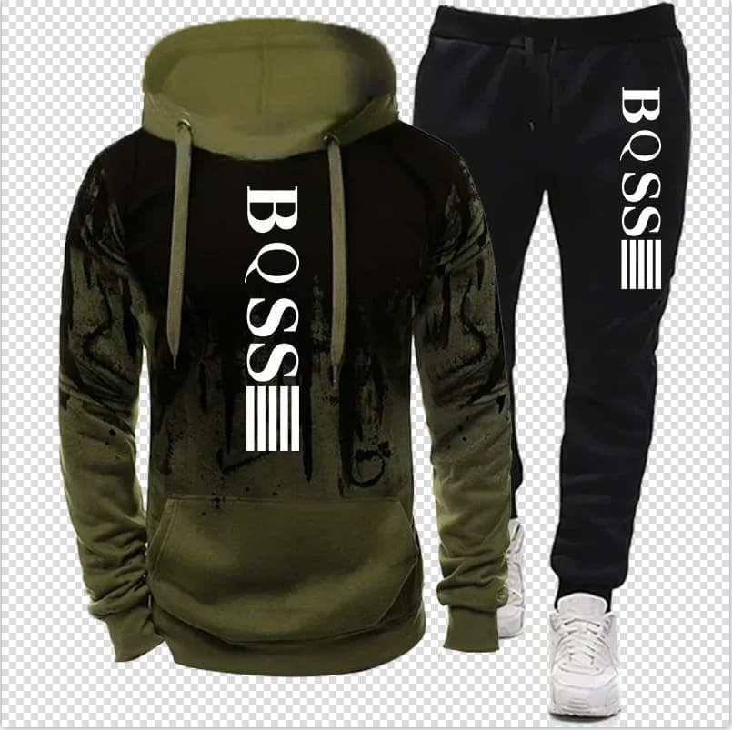 Ensemble de sweat-shirt d'hiver, pantalon, vêtements de jogging décontractés, vêtements de sport