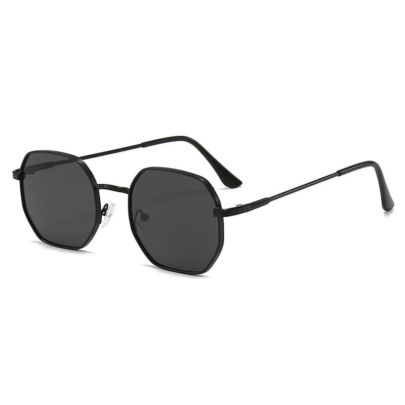 Lunettes de soleil carrées à monture métallique rétro pour hommes, accessoire de mode, tendance, Str