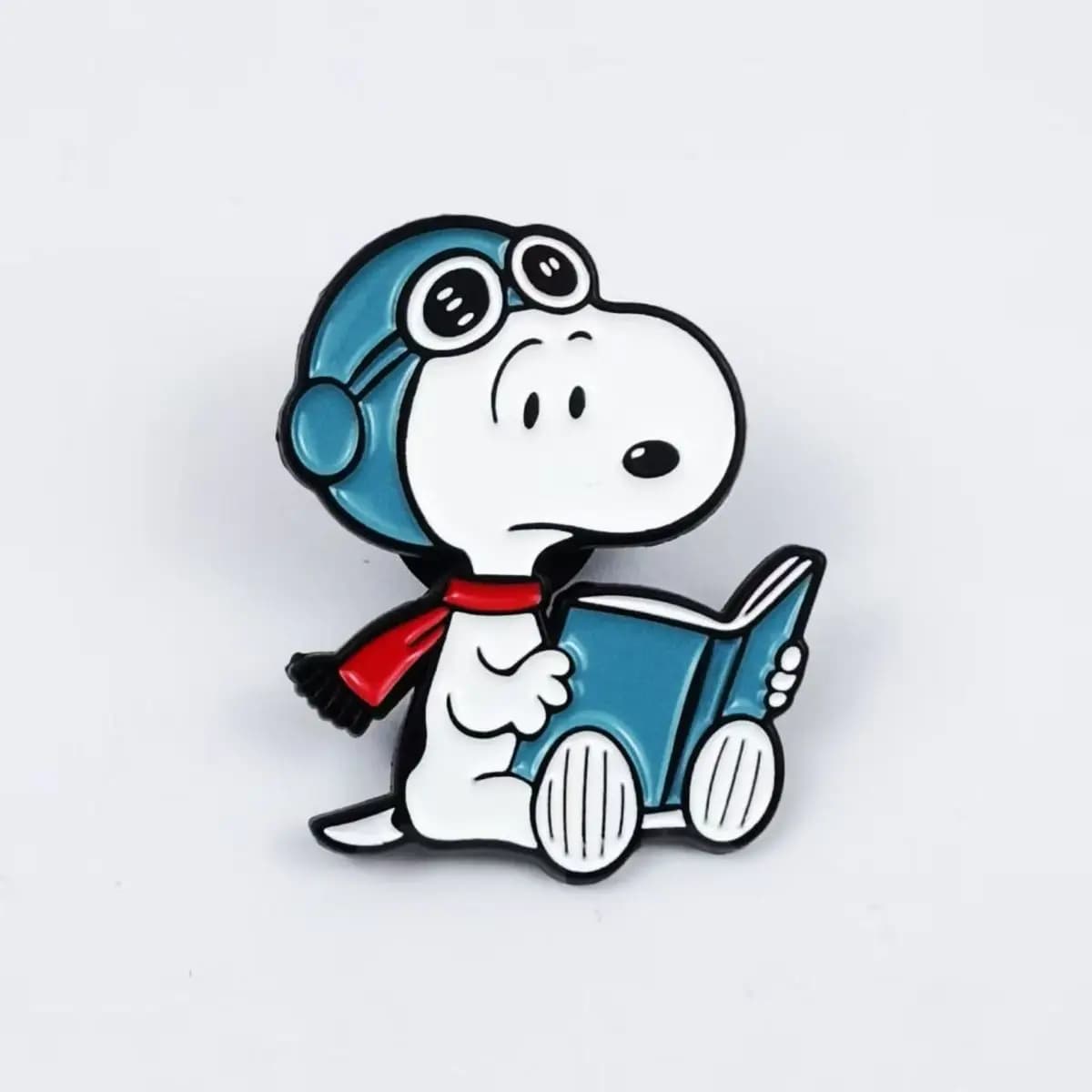 Broche Anime Snoopy Mignonne Kawaii Dessin Animé Créatif Personnalisé Polyvalent Décoration Vêtement