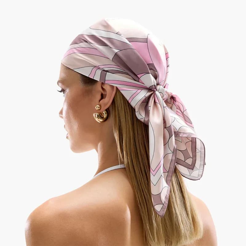 Nouvel accessoire féminin : Grandes écharpes imprimées colorées, polyvalentes, à nouer, style jupe m