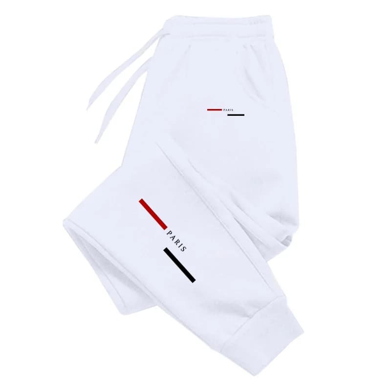 Pantalon de jogging pour homme, 4 couleurs, taille élastique avec cordon de serrage, poches, coupe f