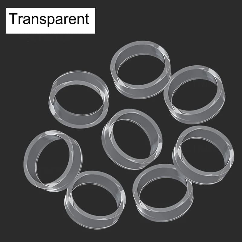Anneau de protection élastique en caoutchouc pour Joystick, 8 pièces, pour PS5/PS4/Steam Deck Rocker