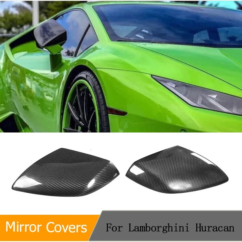 Coque de rétroviseur de voiture en fibre de carbone, capuchons pour Lamborghini Motoracan LPfemale L