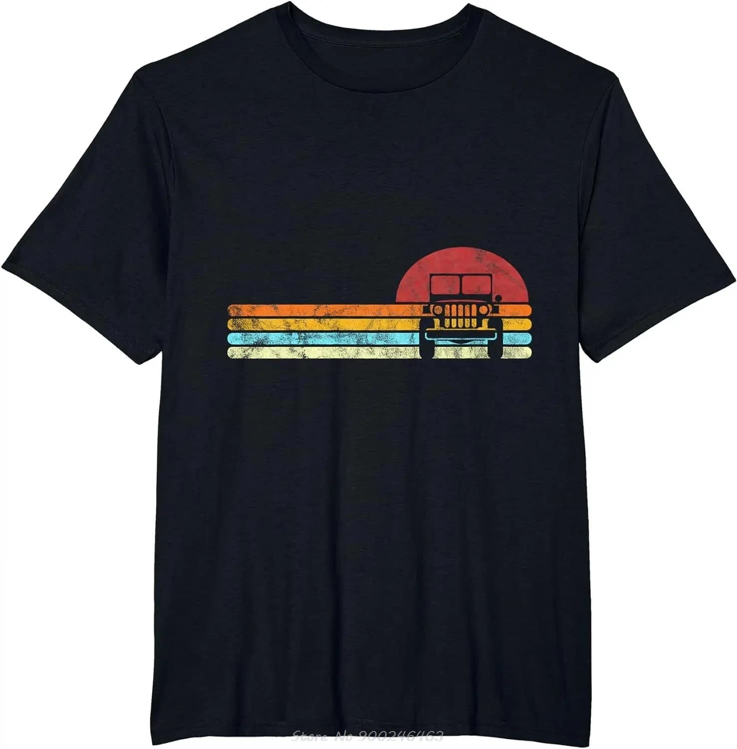 Hors route 4X4 Vintage rétro années 70 coucher de soleil hors route cadeau T-shirt nouveau Vintage d