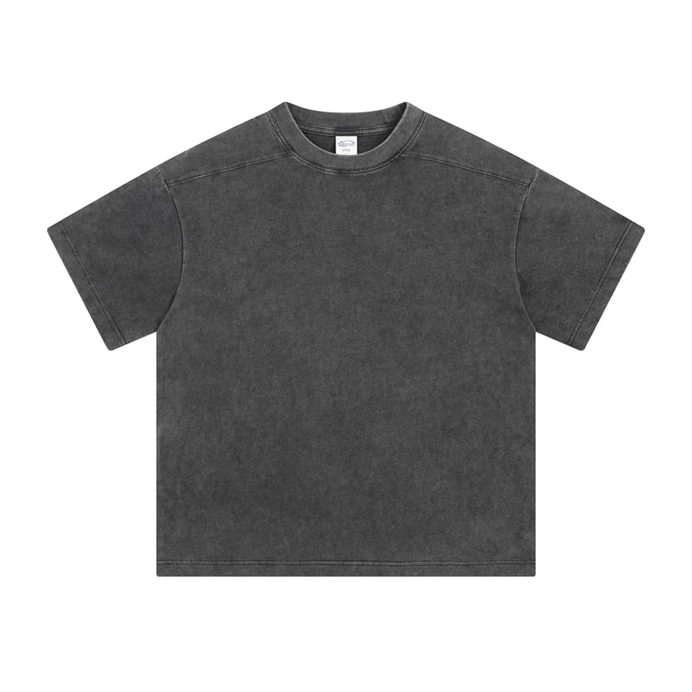 ZODF Vintage 2025 hommes Batik lavé 100% coton T-Shirts unisexe surdimensionné été en détresse 275gs