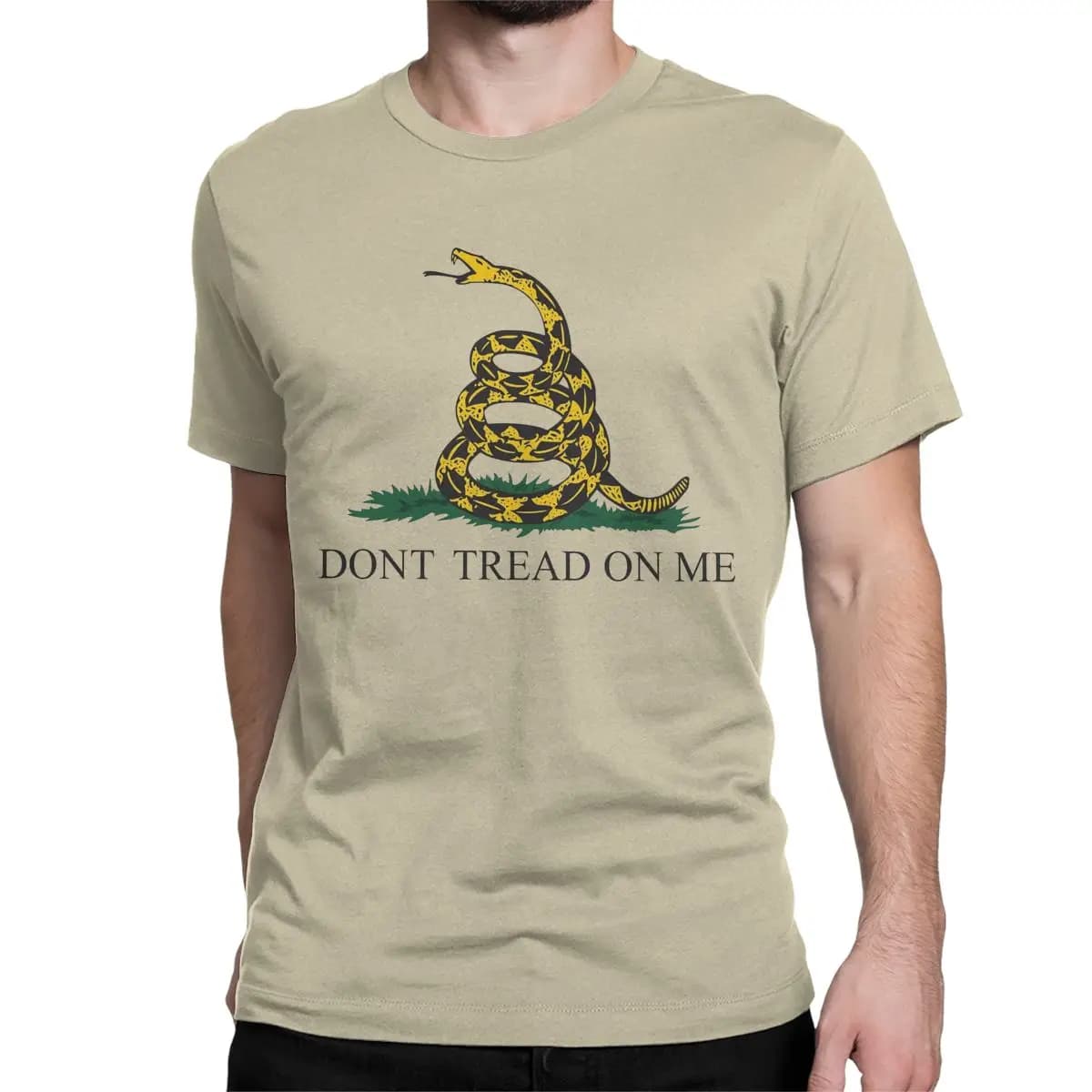 Hommes femmes T-Shirts ne marchez pas sur moi liberté américaine ou mort loisirs pur coton T-Shirts