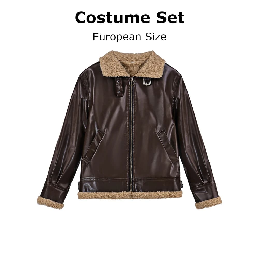 Veste Leon S. Kennedy Resident Evil 4 Remake Costume Cosplay Homme Blouson Aviateur Bombardier Simil
