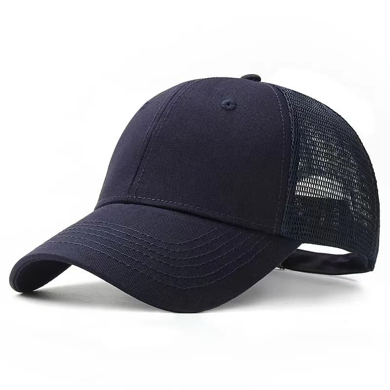 Chapeau de camionneur en maille surdimensionné pour hommes, casquettes à grosse tête, casquette de b