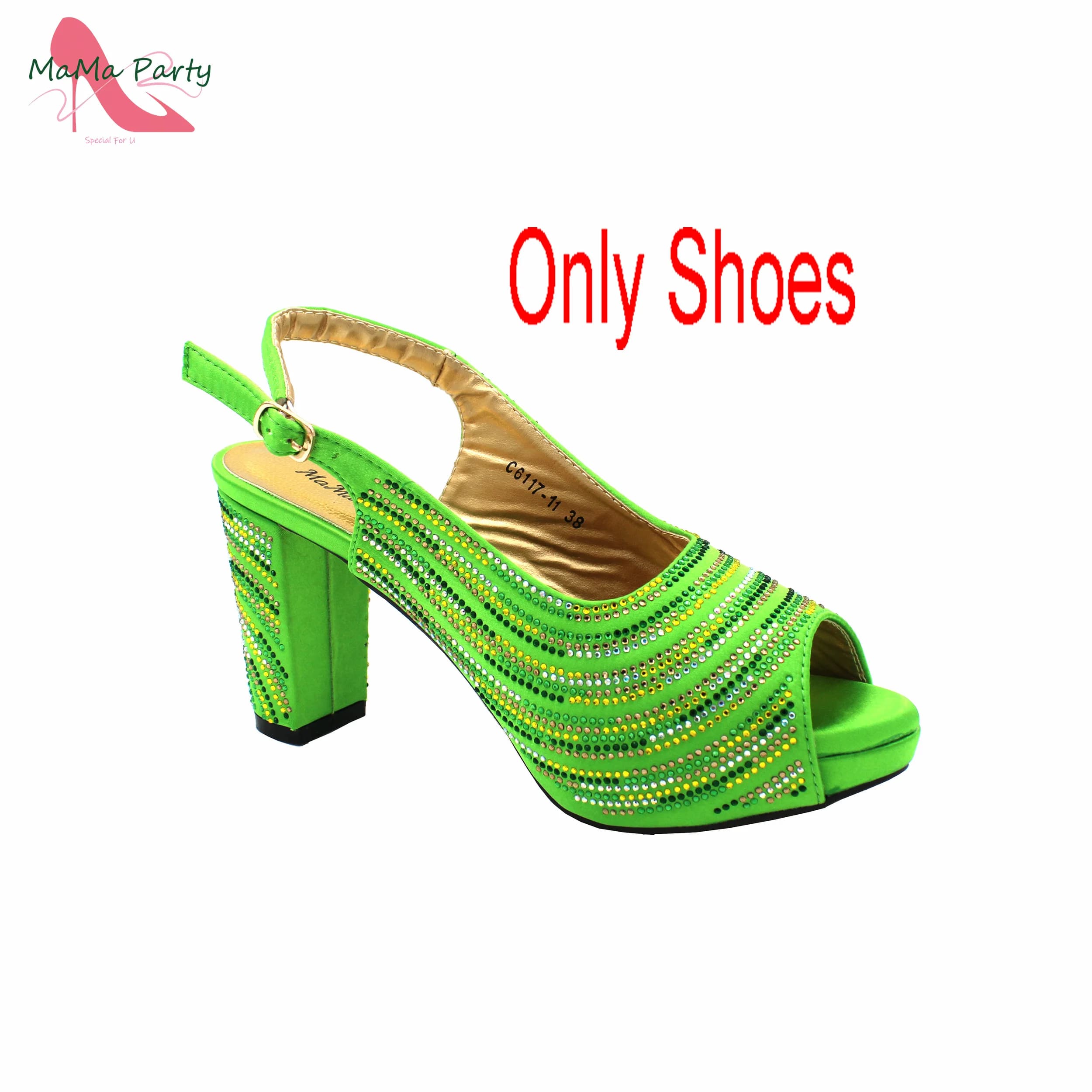 Mmobpumps-Ensemble de chaussures et de sacs assortis pour femmes, sandales à plateforme orange, desi