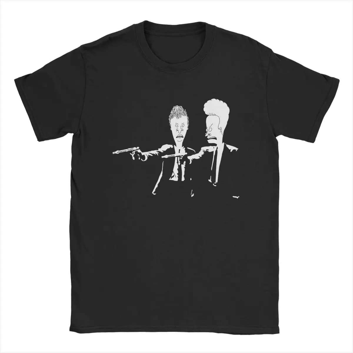 Beavis et Butthead Pulp Fiction hommes t-shirts créatif T-Shirt à manches courtes col rond T-Shirt 1
