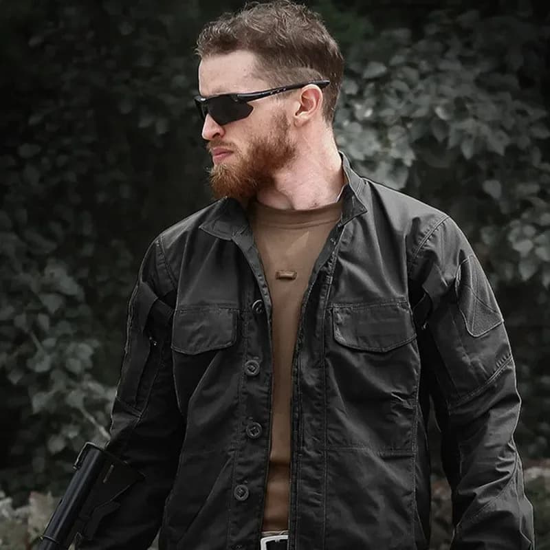 Veste multi-poches pour hommes, chemise Scout à manches longues, chemise de Camouflage respirante po