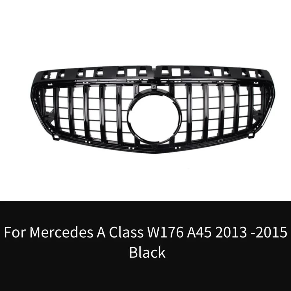 Pour Mercedes-Benz Classe A W176 2013-2015 A180 A200 A220 A250 A260 A45 : Grille de radiateur avant