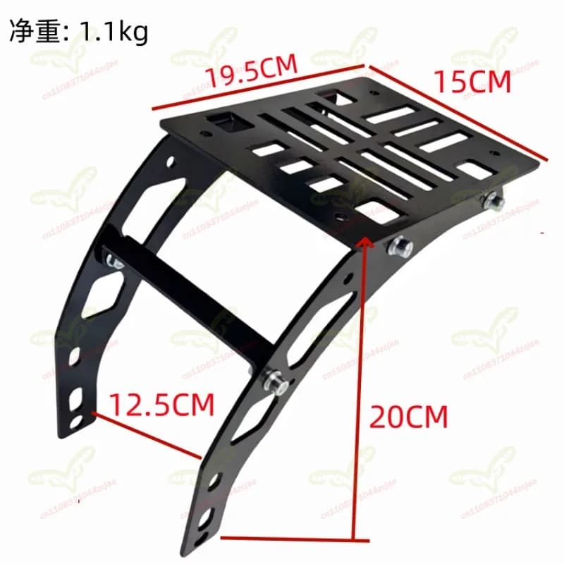 Support de bagages arrière pour trottinette électrique, porte-bagages modifié, support stable, pièce