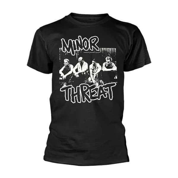 T-shirt photo du groupe Minor Threat, t-shirt punk pour hommes, parfait pour les fans qui aiment l'a