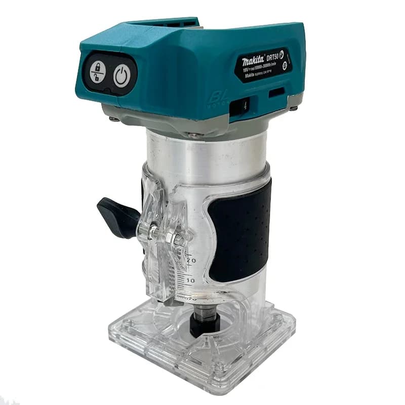 Makita DRT50 Défonceuse sans fil rechargeable, outil de rainurage sans balais, machine de fraisage e