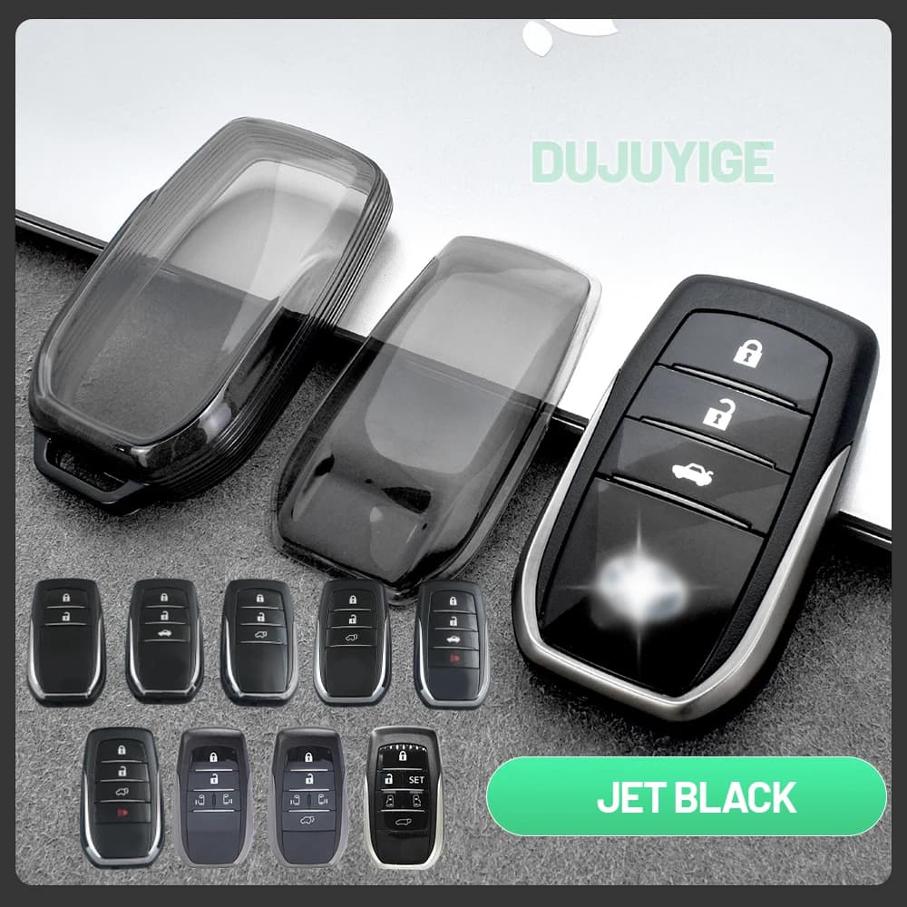 Étui pour clé de voiture en TPU transparent, pour Toyota Aygo X AB70 2022 – 2026, coque de protectio