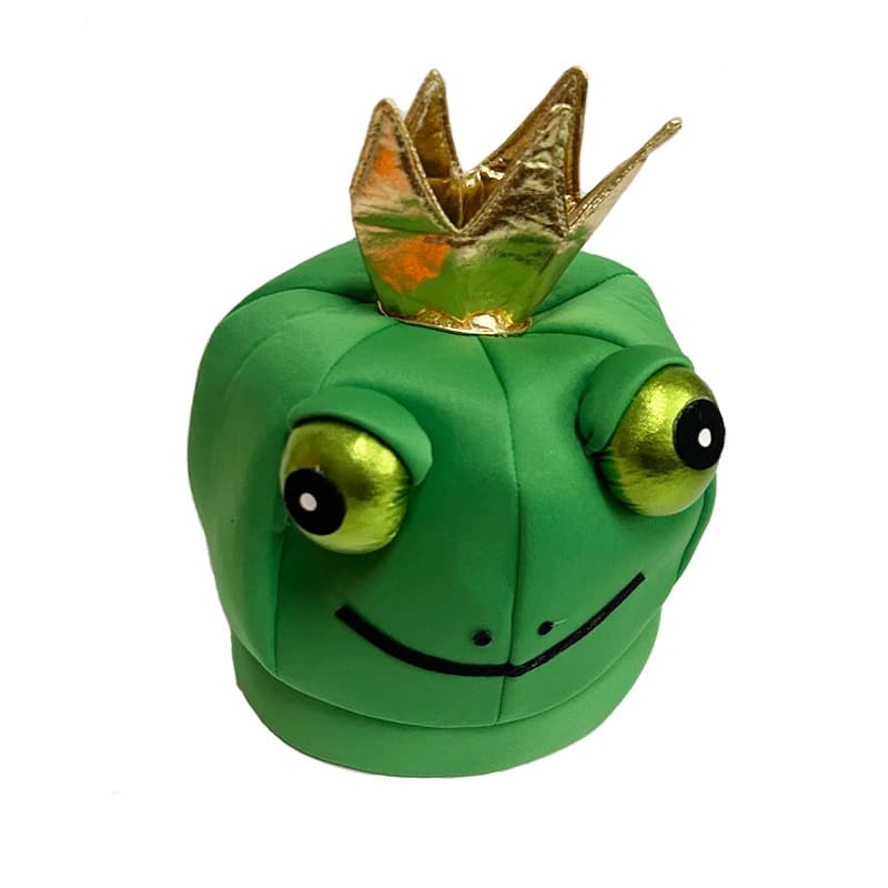Femmes grenouille Prince carnaval couvre-chef casquette accessoire hommes adolescents adulte mignon
