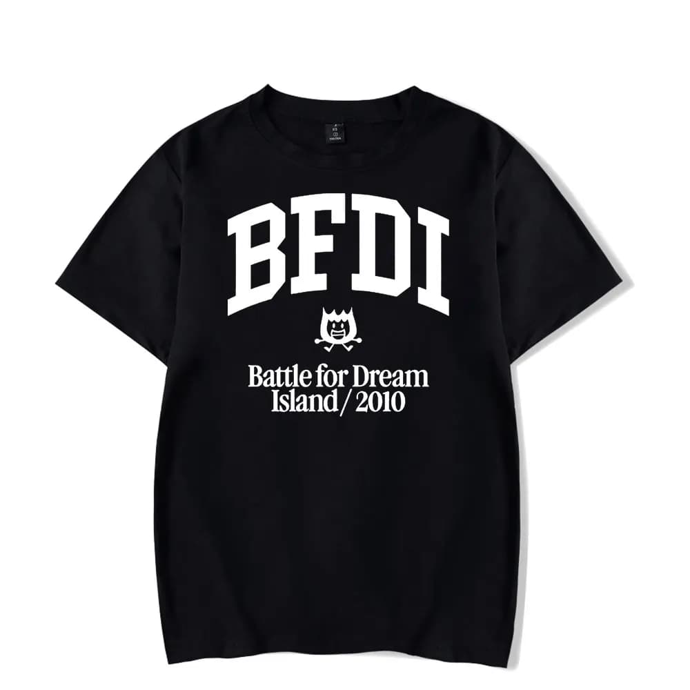 Jacknjellify BFDI Battle pour replIsland T-Shirt manches courtes, T-shirt carillon vintage des année
