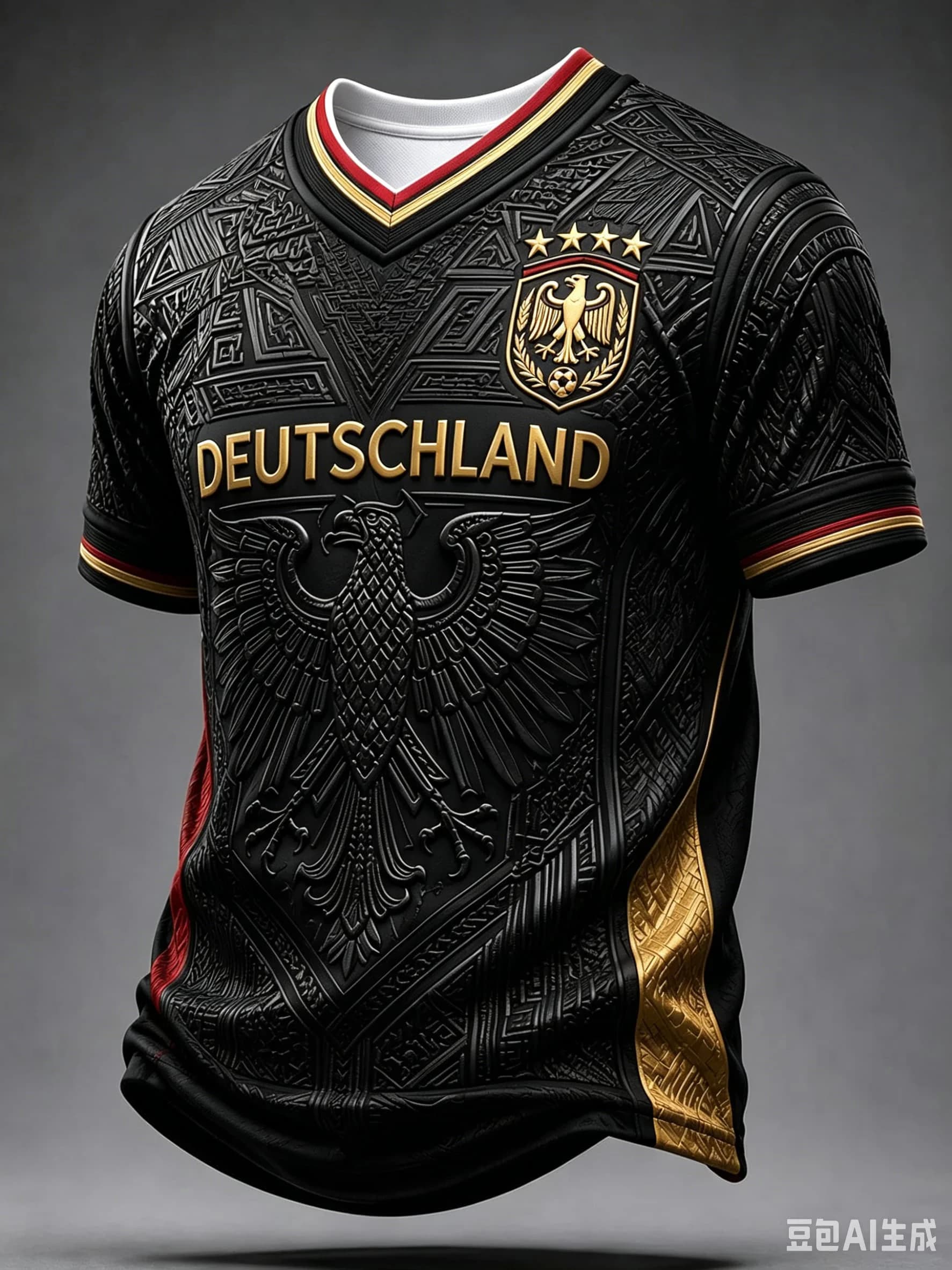 Maillot de football de l'équipe d'Allemagne 2026, haut de sport décontracté et d'entraînement pour h