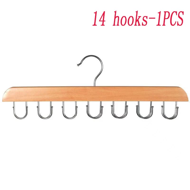 Support de ceinture en bois pour femmes, cintres de rangement pour vêtements, chapeaux, soutien-gorg