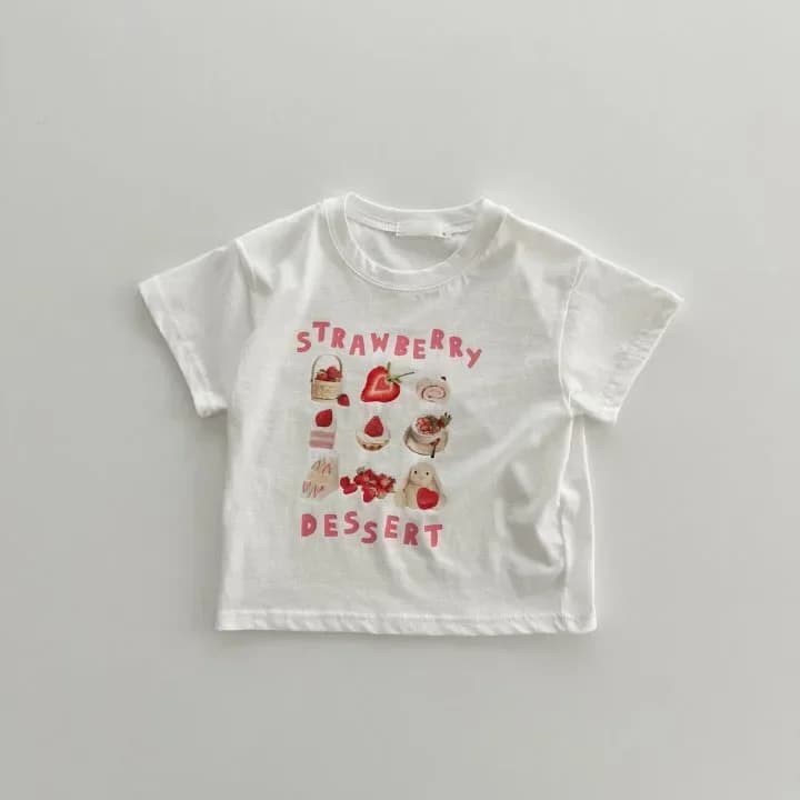 Été infantile enfants T-Shirts fruits imprimer garçons filles coton T-shirt enfants tenues haut vête