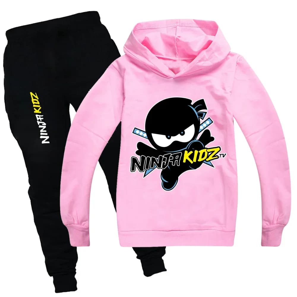 NINJA KIDZ T-Shirt à capuche costume enfants Ninja garçons vêtements ensemble enfant fille sweat pri