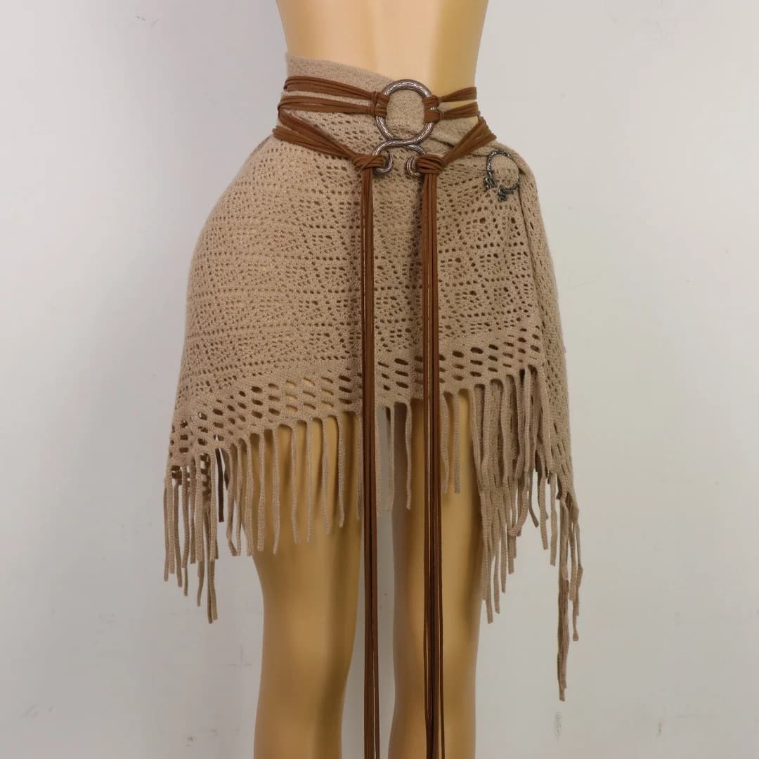 Ceinture en corde viking - Costume viking pour femme, ceinture médiévale avec croix de troll, access