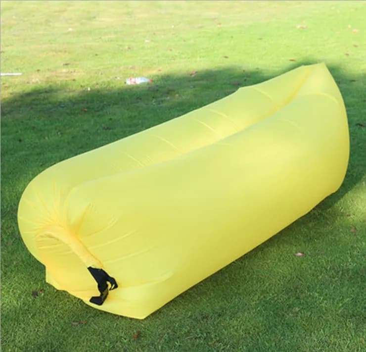 Chaise longue gonflable, accessoires de chaise de plage, canapé à Air, hamac pour Camping en plein A