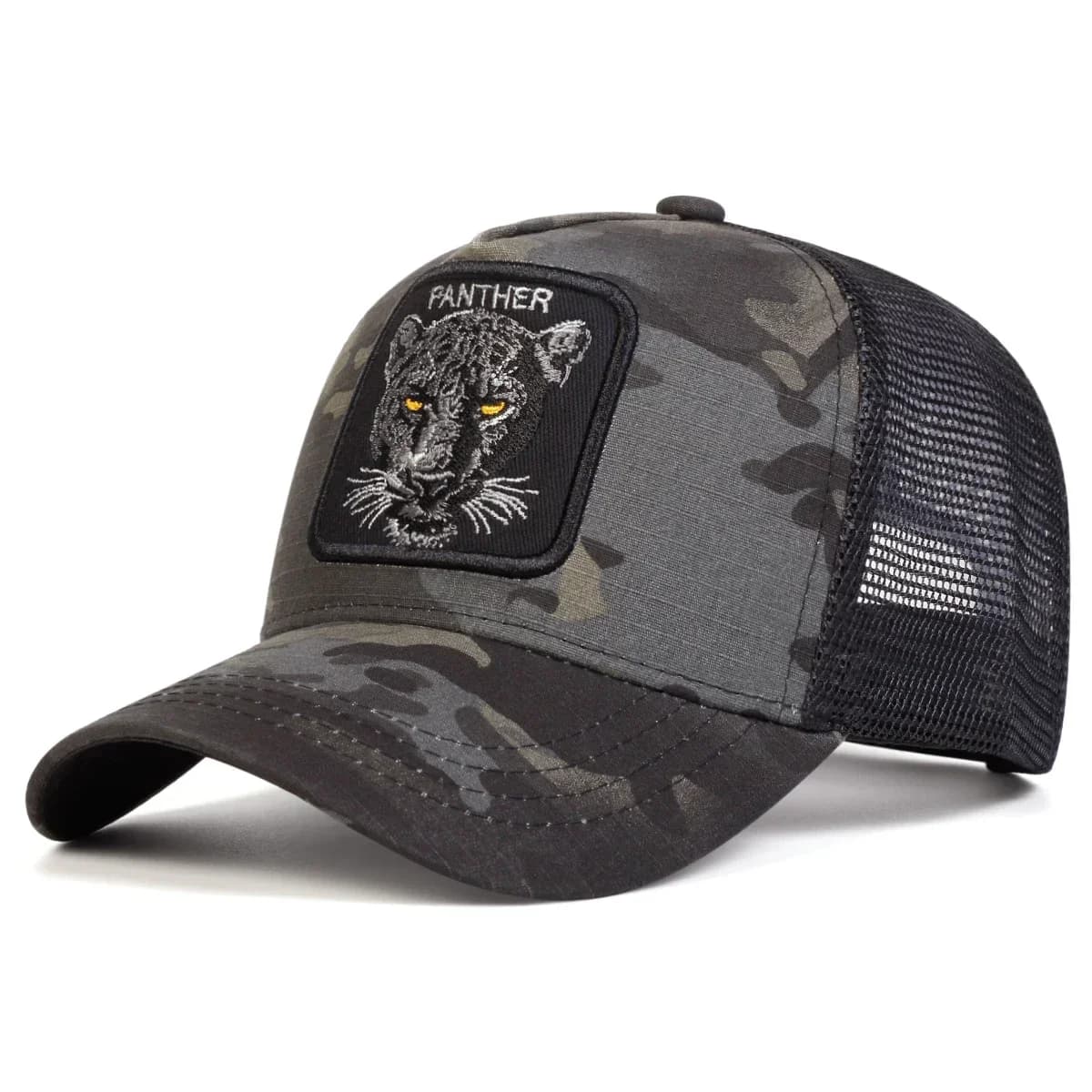 Casquettes de baseball unisexes avec broderie PANTHER, chapeaux décontractés ajustables pour le prin