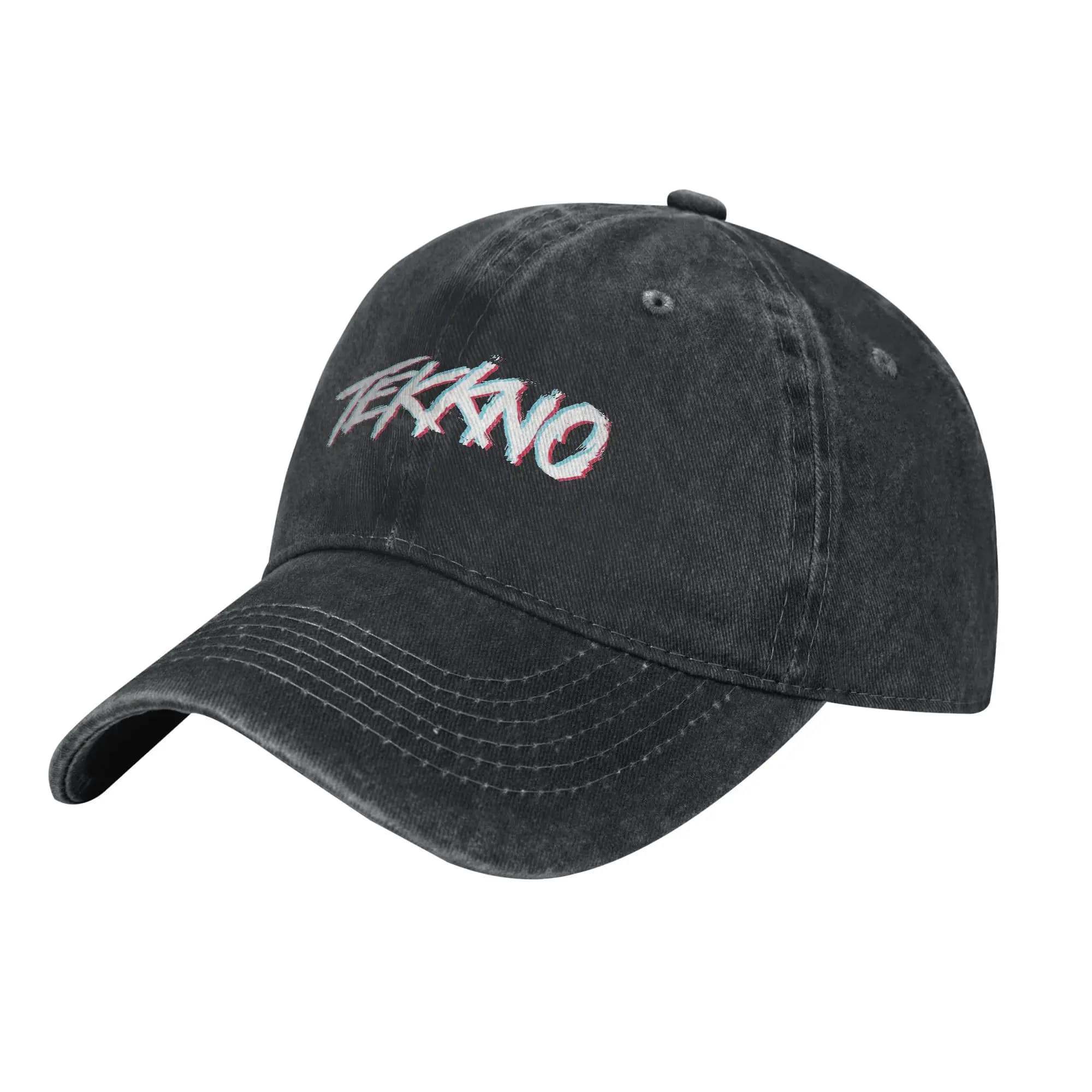 Électrique Callboy Tekkno hommes femmes casquette de Baseball musique allemande en détresse Denim la