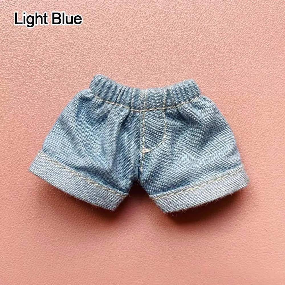 Accessoires de mode pour poupées 1/11OB11, vêtements pour shorts faits à la main, vêtements en jean