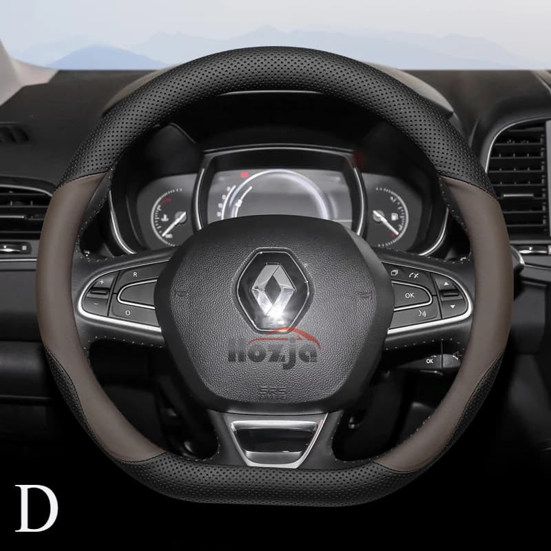 Housse de volant de voiture pour Renault Symbioz Kardian Arkana Grand Kangoo Triber Koleos Captur Cl