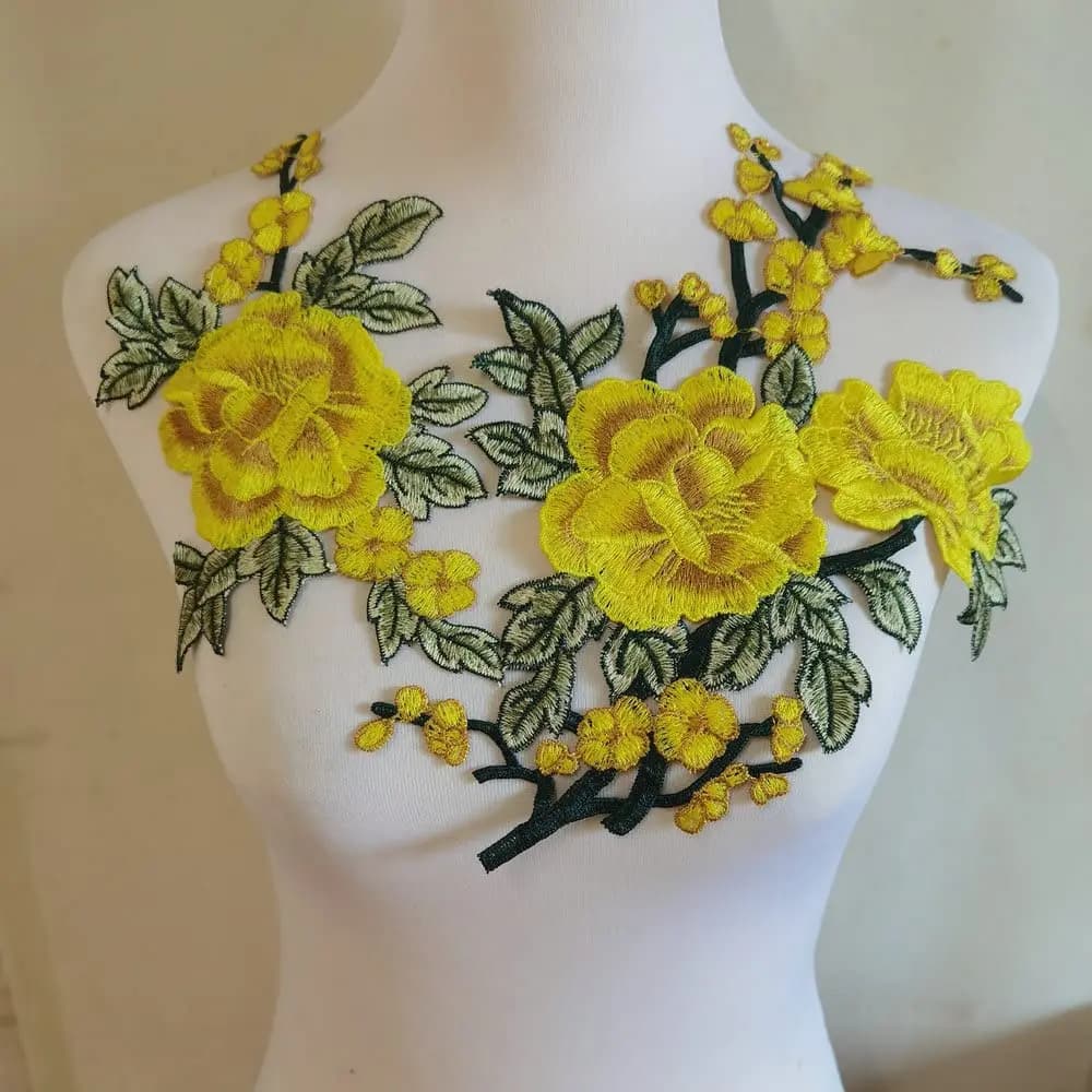 Patch Brodé pour Réparation de Vêtements, Veste, Jean, Applique en Dentelle, Bricolage, Décorations,